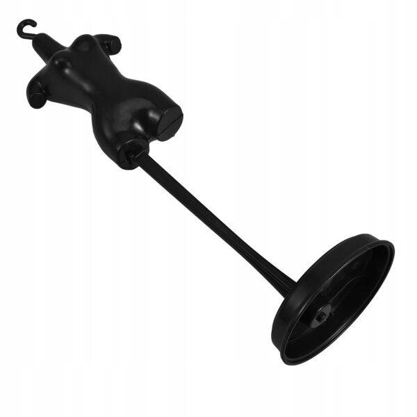 Manichino in plastica nero per abiti da bambola, supporto stabile e realistico