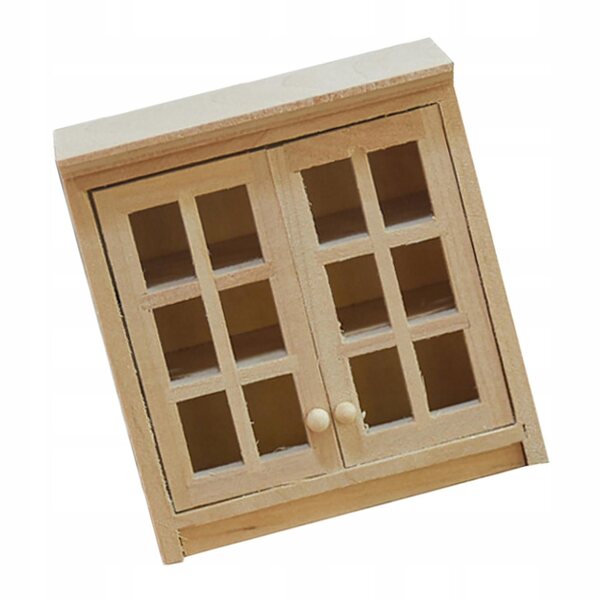 Holzmöbel-Miniatur für Puppenhaus 1:12 – unbemalt
