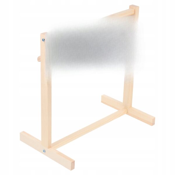 Holz-Wäscheständer für Puppenkleidung mit 10 Kleiderbügeln