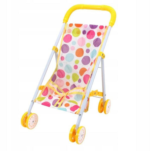 Landau pliant pour poupées Baby Doll en métal et tissu, léger et pratique