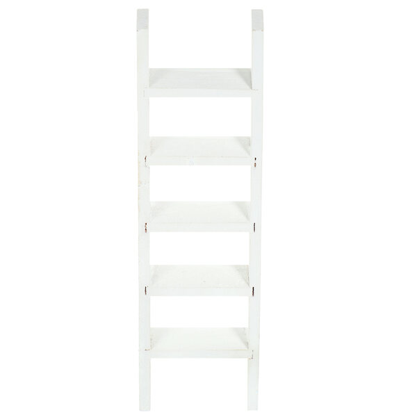 Mini scala in legno bianco per casa delle bambole accessorio decorativo 1:12