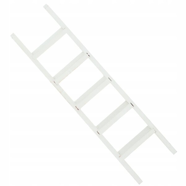 Mini scala in legno bianco per casa delle bambole accessorio decorativo 1:12