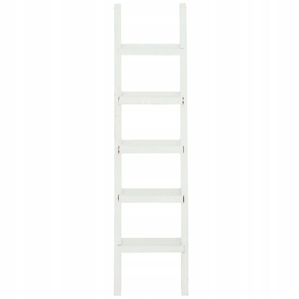 Mini scala in legno bianco per casa delle bambole accessorio decorativo 1:12