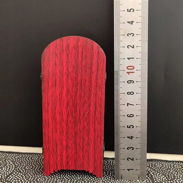Mini paravento in legno pieghevole decorativo con figura religiosa