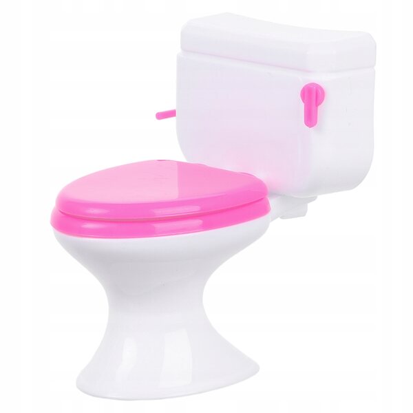 Miniatura Giocattolo Toaletta per Casa delle Bambole in Plastica Resistente