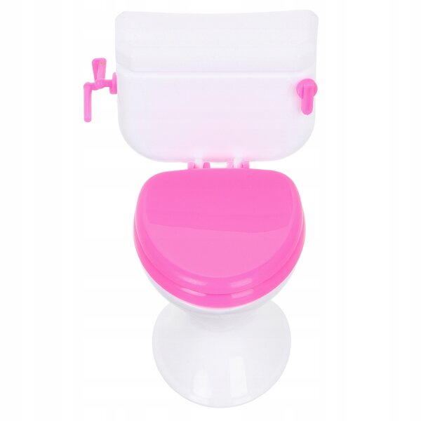 Miniatura Giocattolo Toaletta per Casa delle Bambole in Plastica Resistente