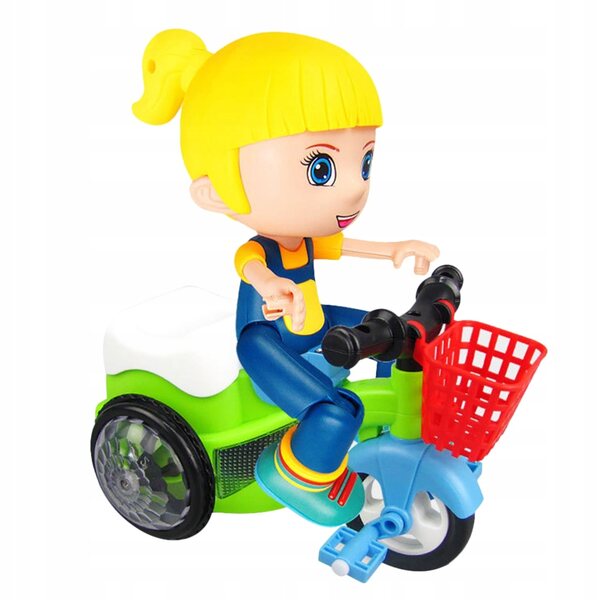 Giocattolo Triciclo Multifunzione con Luci LED e Musica per Bambini