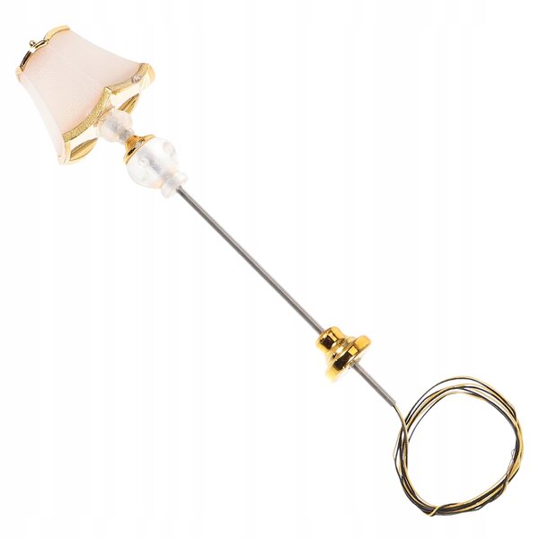 Mini lampada da tavolo realistica per casa delle bambole in plastica 8x2x2 cm