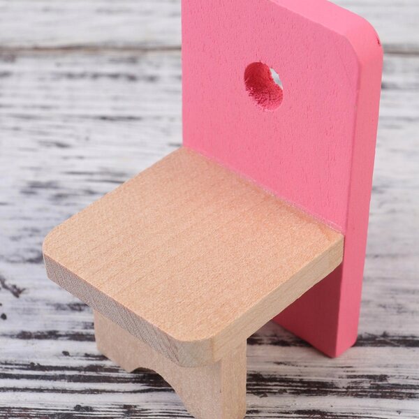 Mini-Küchenmöbel-Set aus Holz im Maßstab 1:12 für kreatives Spielen und Dekorieren für Kinder