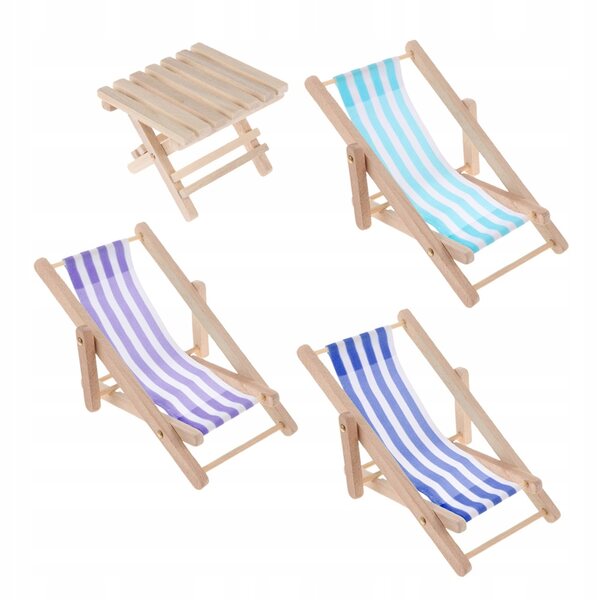 PIASKOWE LEŻAKI PLAŻOWE MINI MEBLE MINI AKCESORIA DO KRZESEŁ PLAŻOWYCH
