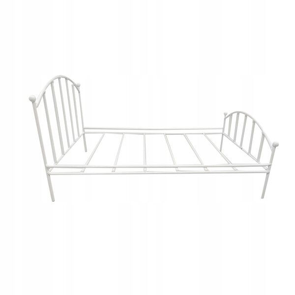 1:12 Puppenhaus Miniatur Metallbett Weiß DIY