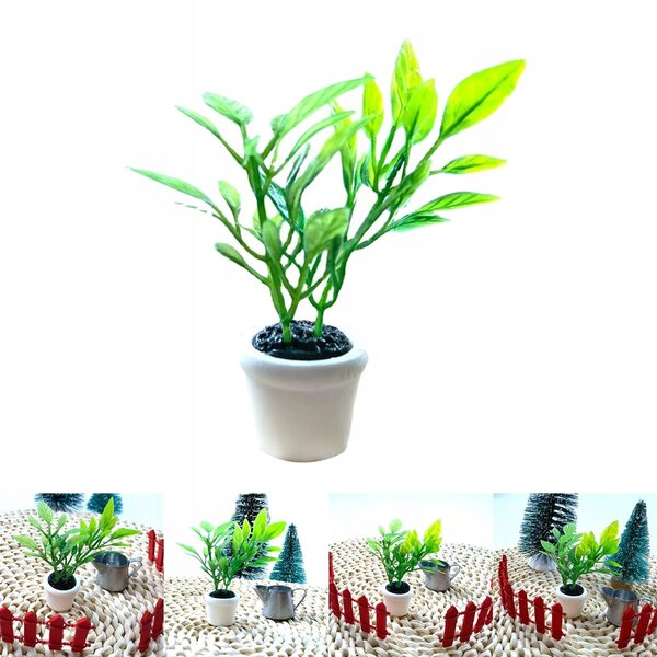 Pianta Miniatura in Scala 1:12 per Case delle Bambole - Accessorio Decorativo Bonsai