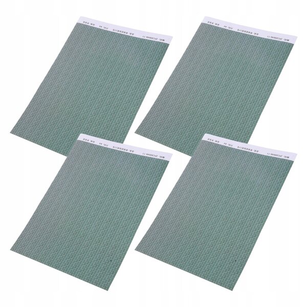 Set 4 adesivi in carta resistenti per pavimenti di case delle bambole, impermeabili