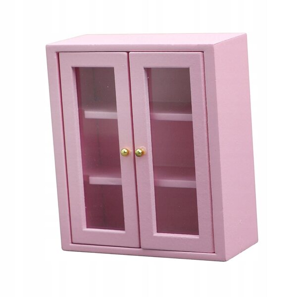 Holzschrank Miniatur für Puppenhaus im Maßstab 1:12