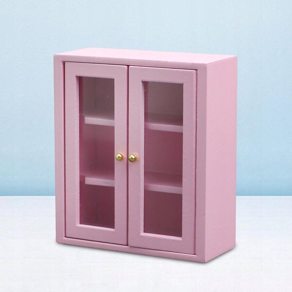 Holzschrank Miniatur für Puppenhaus im Maßstab 1:12