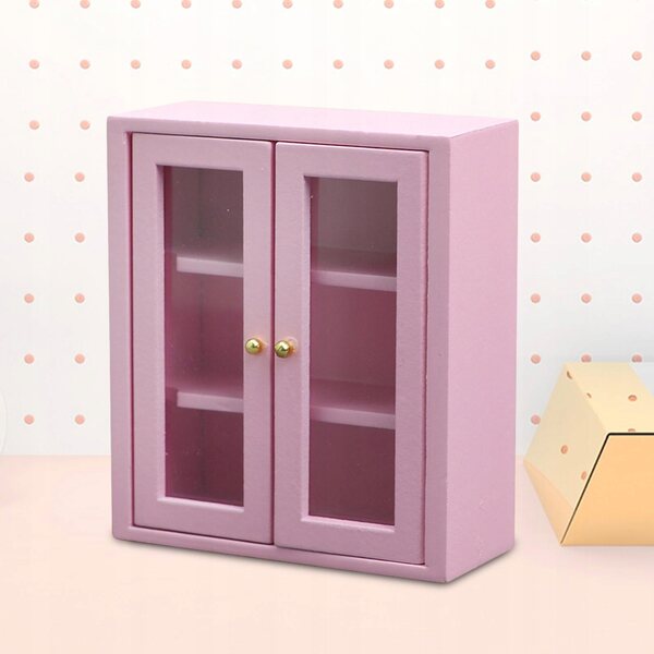 Holzschrank Miniatur für Puppenhaus im Maßstab 1:12