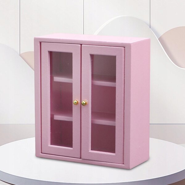Holzschrank Miniatur für Puppenhaus im Maßstab 1:12