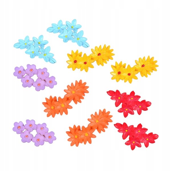 Mini fiori da giardino decorativi per micro giardini e terrari in plastica