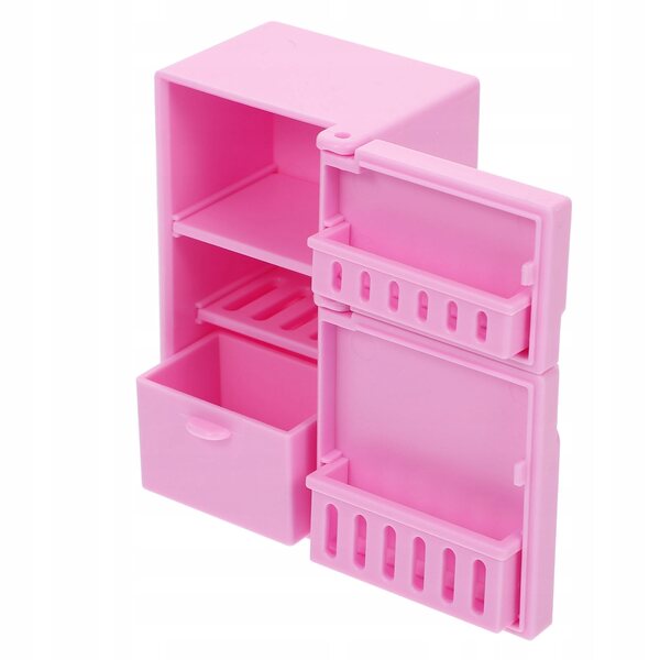 Mini modello frigo plastica per cucine in miniatura, realistico e resistente