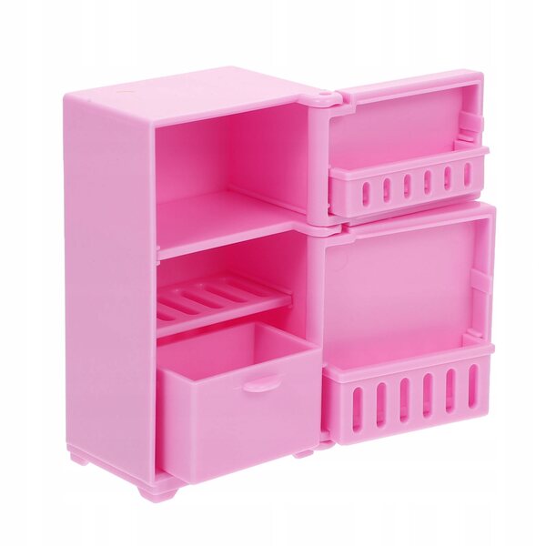 Mini modello frigo plastica per cucine in miniatura, realistico e resistente
