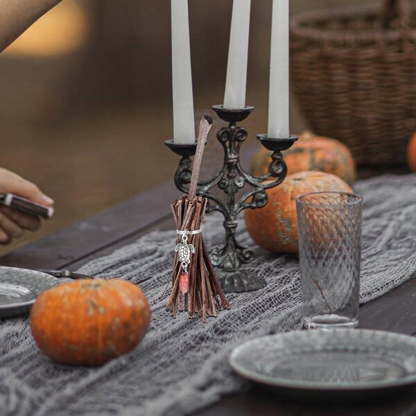 Mini Miotola Decorativa Halloween 2 Pezzi per Scenografie e Party a Tema