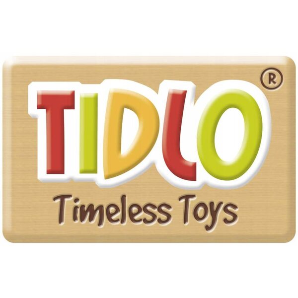 Bigjigs Toys Holzmöbel für Puppenzimmer, 8 Stück