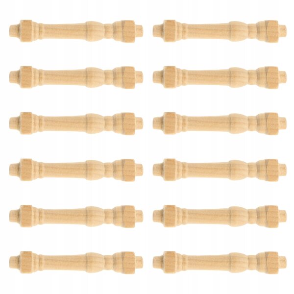 Set 12 Mini Balustrate in Legno per Case delle Bambole, Modellismo e Decorazioni