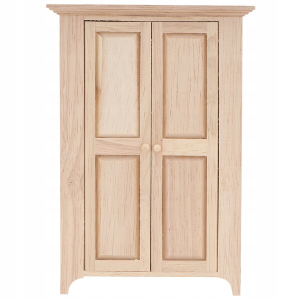 Mini modello mobili in legno beige ideale per set gioco bambini e decorazioni
