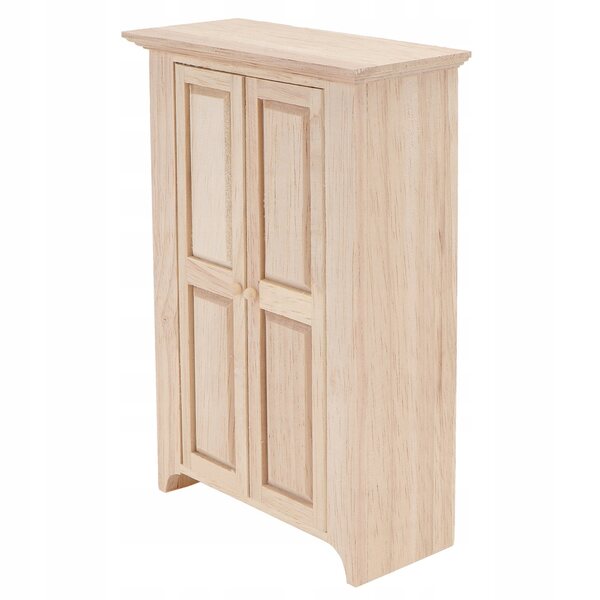 Mini modello mobili in legno beige ideale per set gioco bambini e decorazioni