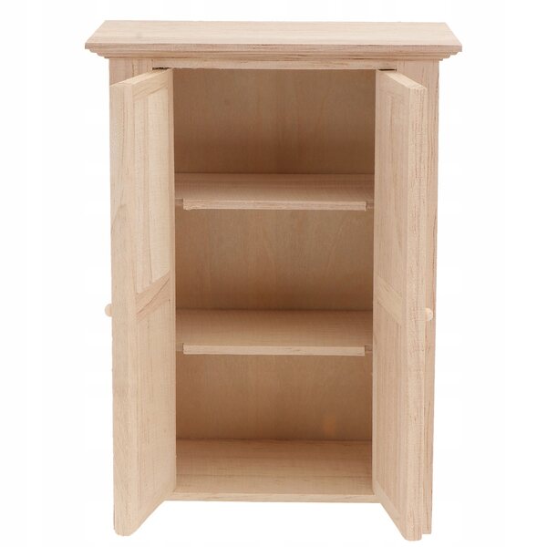 Mini modello mobili in legno beige ideale per set gioco bambini e decorazioni
