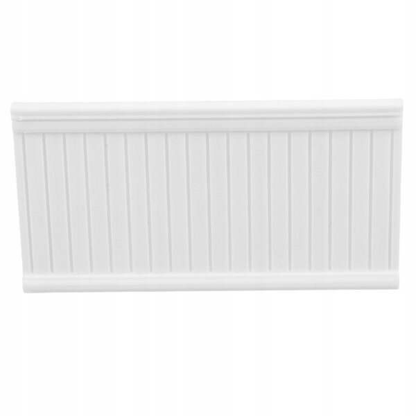Mini listelli decorativi bianchi in PLA per casa delle bambole 9,5x5,5 cm