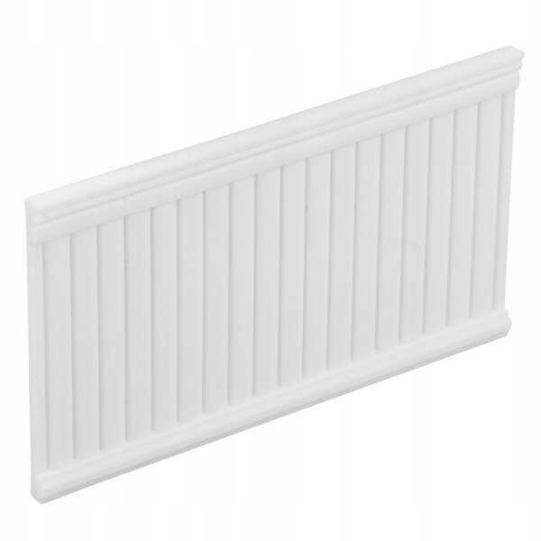 Mini listelli decorativi bianchi in PLA per casa delle bambole 9,5x5,5 cm