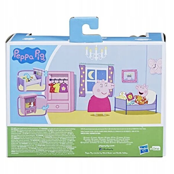 Peppa Pig Sedia da Camera con Letto, Armadio e Accessori Gioco Hasbro