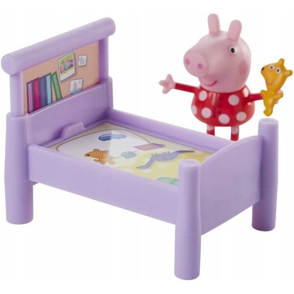 Peppa Pig Sedia da Camera con Letto, Armadio e Accessori Gioco Hasbro