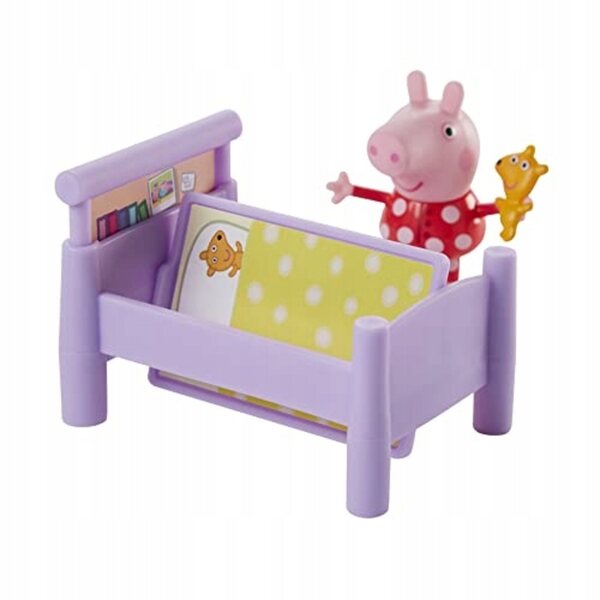 Peppa Pig Sedia da Camera con Letto, Armadio e Accessori Gioco Hasbro