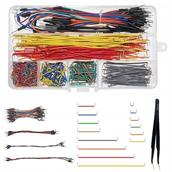 65-teiliges Prototyp-Plattenverbindungsdrahtset mit Pinzette und Box