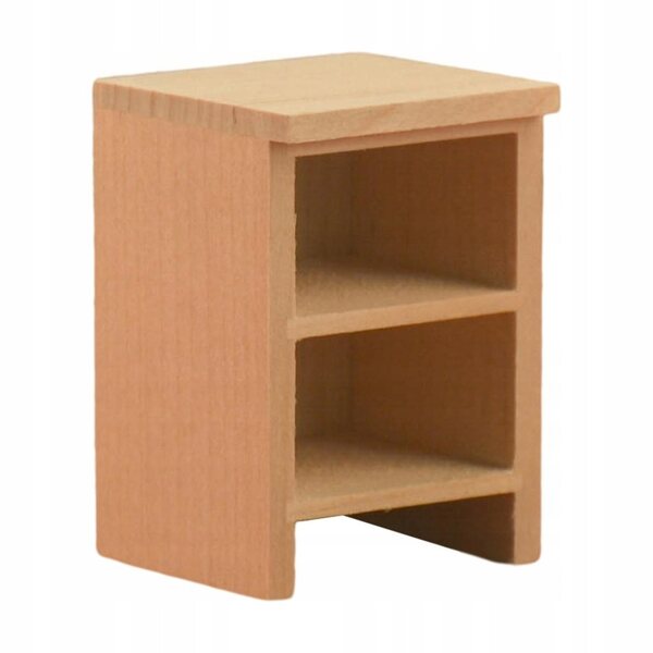 1:12 Miniatur-Holzschrank für Puppenhaus, elegant und detailliert