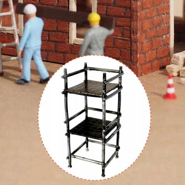 Miniatuurdiorama 1:64 bouwplaats gedetailleerde en realistische harsaccessoires
