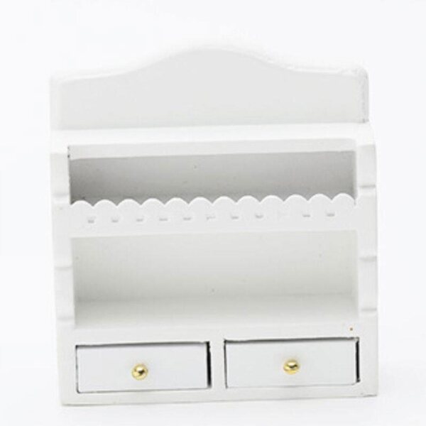 Modello Miniatura Mobili 1/12 in Legno per Casa delle Bambole con Stanza e Finestra