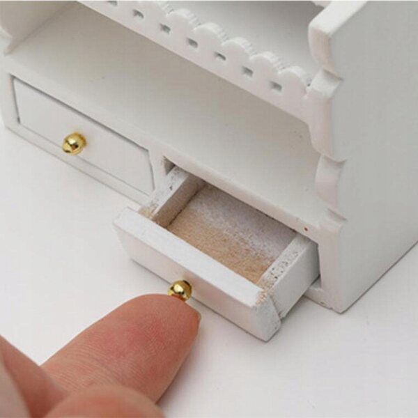 Modello Miniatura Mobili 1/12 in Legno per Casa delle Bambole con Stanza e Finestra