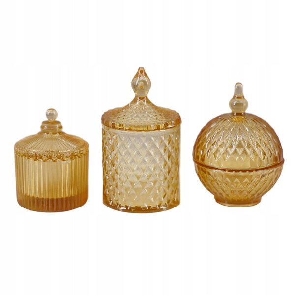 Set 3 Miniature Bottiglie Trasparenti Per Casa Delle Bambole Scala 1:6