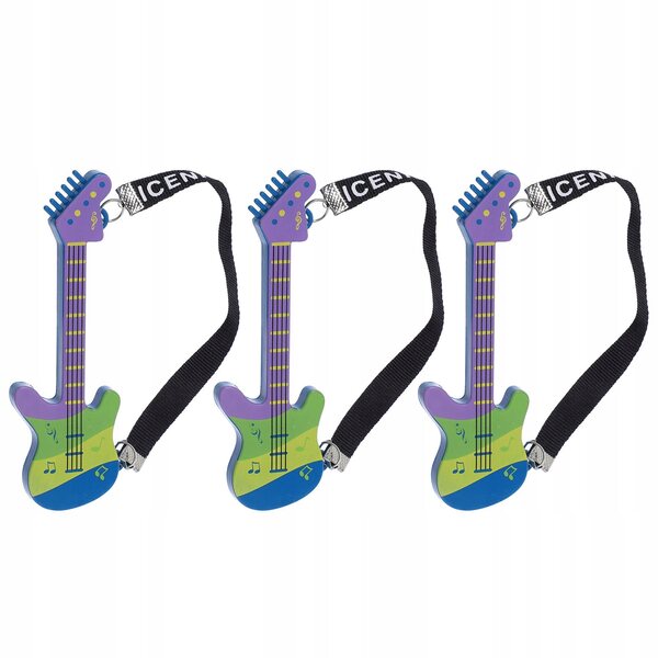 Mini chitarra decorativa per bambini, miniatura colorata e sicura