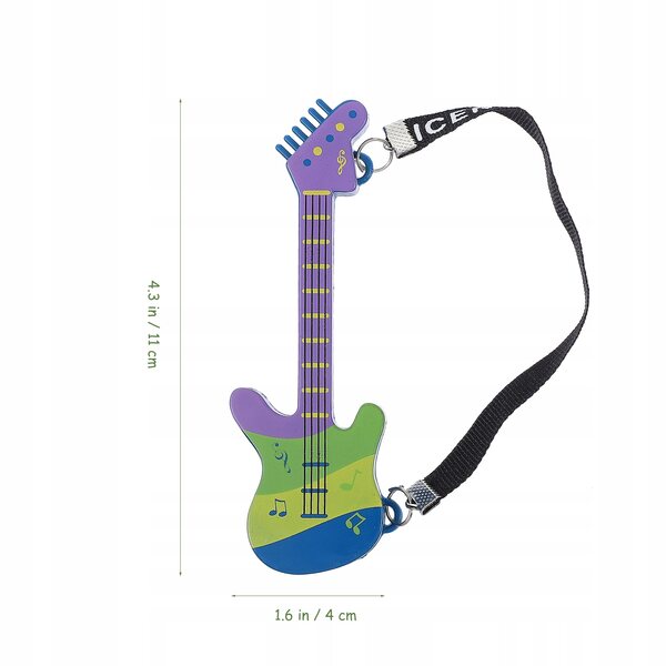 Mini chitarra decorativa per bambini, miniatura colorata e sicura