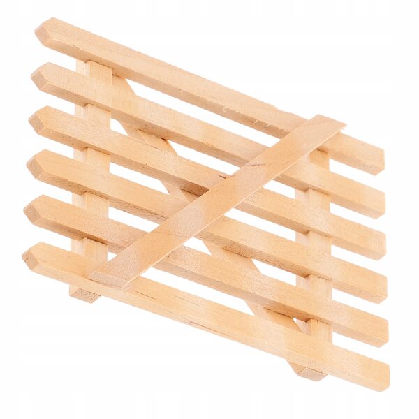 Mini Recinzione in Legno per Giardini in Miniatura e Case delle Bambole