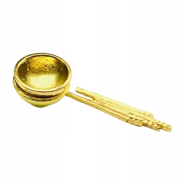 1:12 Miniatur-Küchenutensilien-Set für Puppenhäuser aus Holz