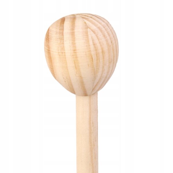 Stativo in legno naturale per esposizione parrucche bambole BJD 1/4 e 1/6