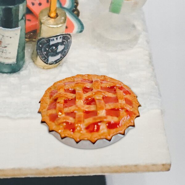Fruit Ciasto Miniatur für Puppenhaus im Maßstab 1/6 1/12