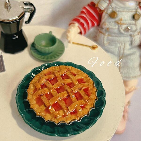 Fruit Ciasto Miniatur für Puppenhaus im Maßstab 1/6 1/12
