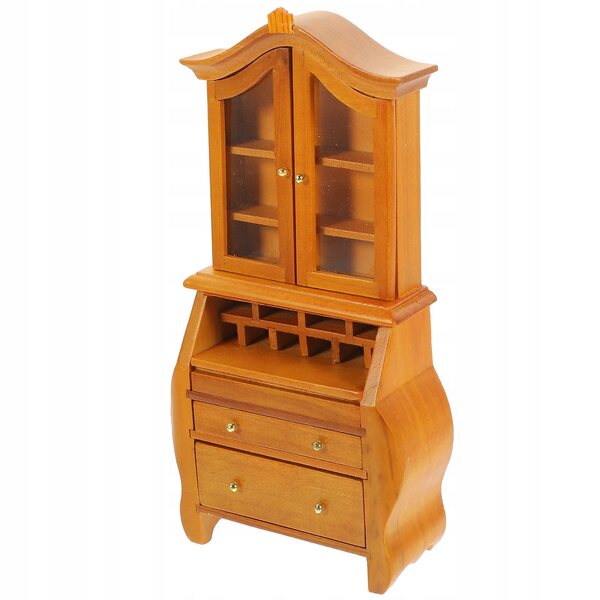 Mini mensola in legno per libri, decorativa e resistente per case delle bambole