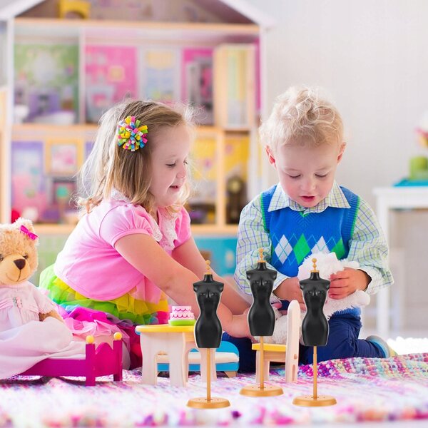 Set 5 Manichini in plastica per abiti da bambola, resistenti e realistici